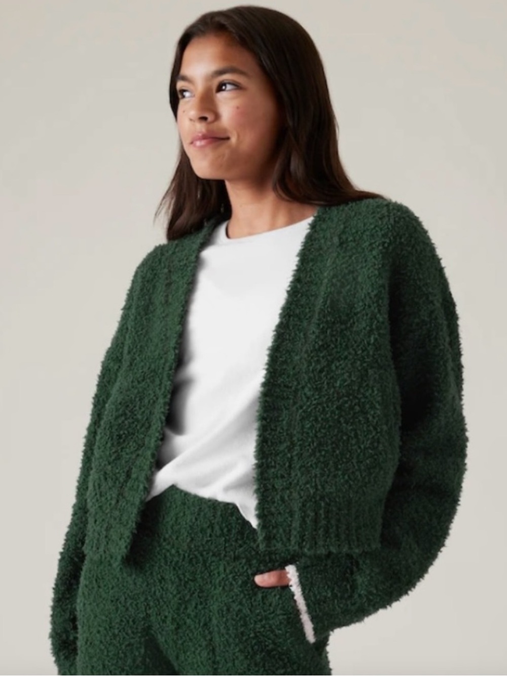 Athleta Girl Plush Knit Cardigan Sz XL/14
